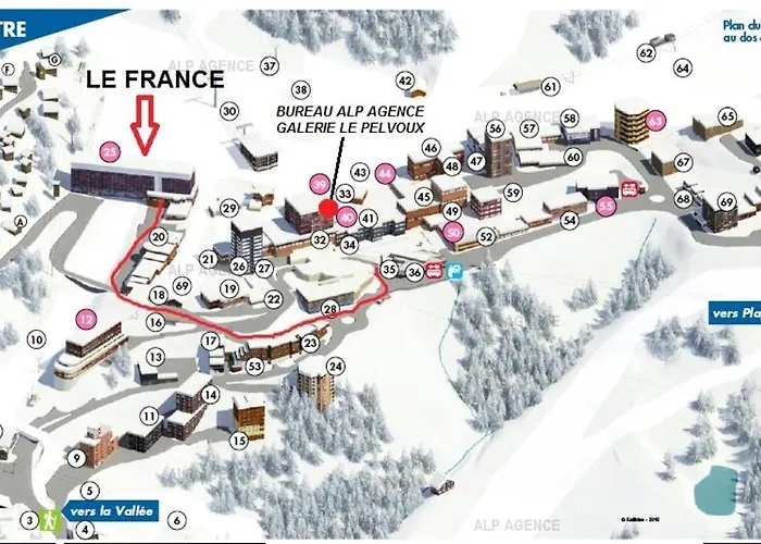 Le France - 2 Pers - Le France - 537fr - Plagne Centre Mae-9584 Daire