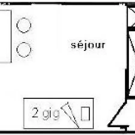 Le France - 2 Pers - Le France - 537fr - Plagne Centre Mae-9584 דירה