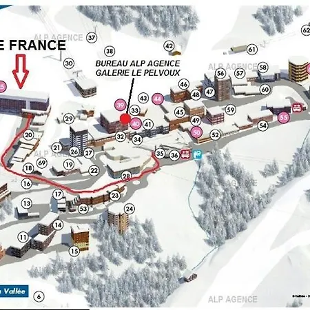 Le France - 2 Pers - Le France - 537fr - Plagne Centre Mae-9584 Appartement